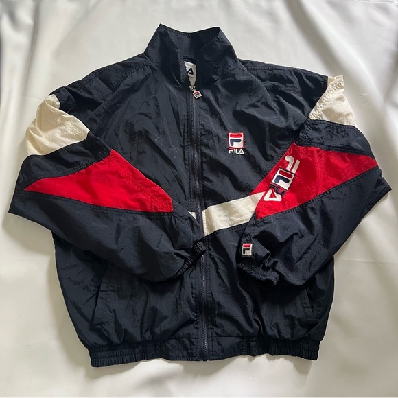 Vintage Fila Windbreaker M - Picture 3 of 6